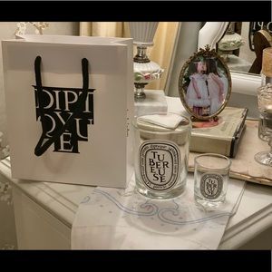 Dyptique Tuberose Empty Candle Jars and bag